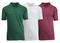 Galaxy By Harvic Short Sleeve Men's Pique Polo Shirt 3 Pack